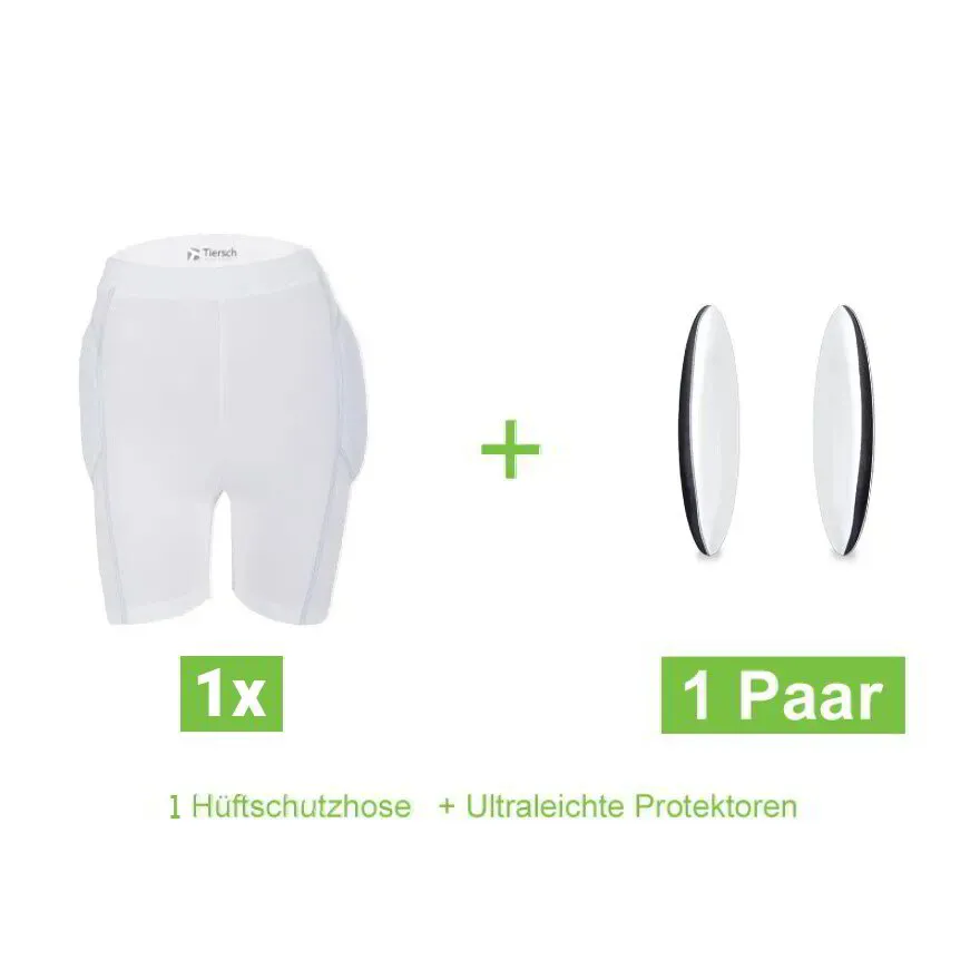 Hüftschutzhose mit integrierten Protektoren aus PU-Schaum, diskret tragbar und ideal zur Sturzprophylaxe.