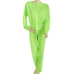 Pflegeoverall lang mit Beinreißverschluss in verschiedenen Farben, für Damen und Herren, praktisches Pflegetextil mit hohem Tragekomfort.