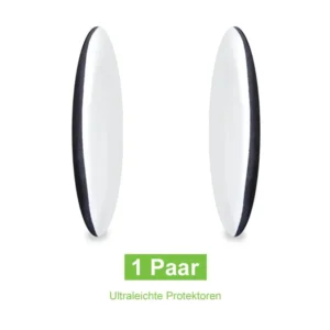 Leichte Hüftschutzprotektoren 15g, ergonomisch geformt, passend für Hüftschutzhosen, hoher Tragekomfort, hergestellt in Deutschland